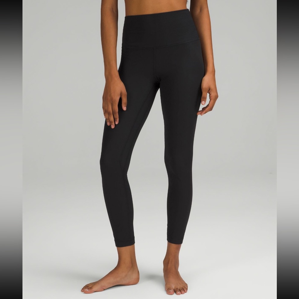 lululemon align high rise ribbed pant 25”